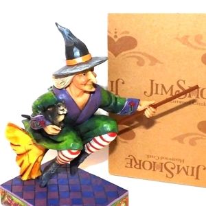 Jim Shore Witch Swept Away